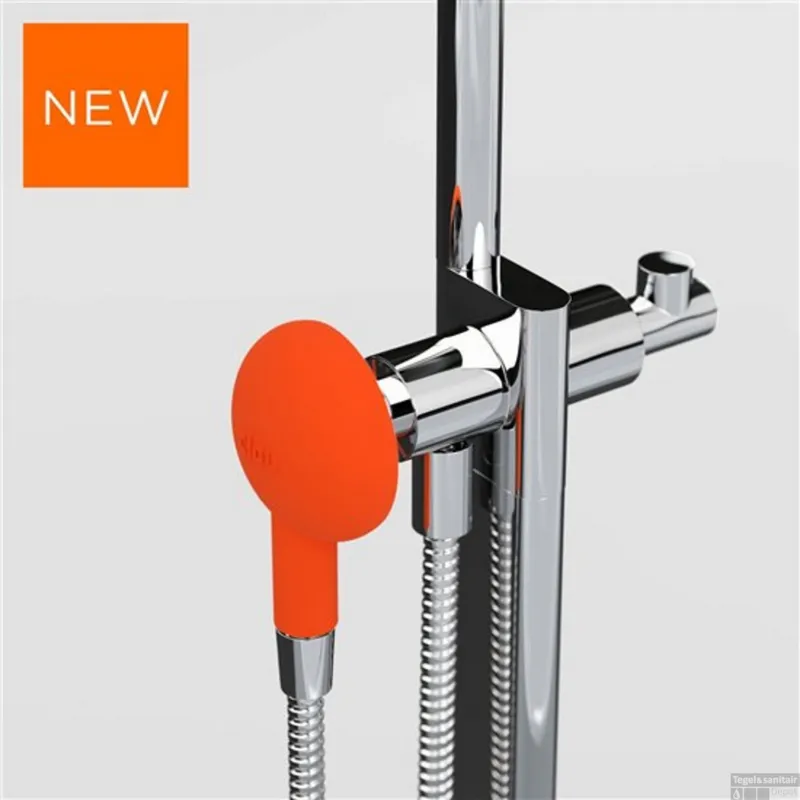 Clou Kaldur Handdouche Universeel 1/2 Aansluiting Soft-touch Oranje Nu Kopen
