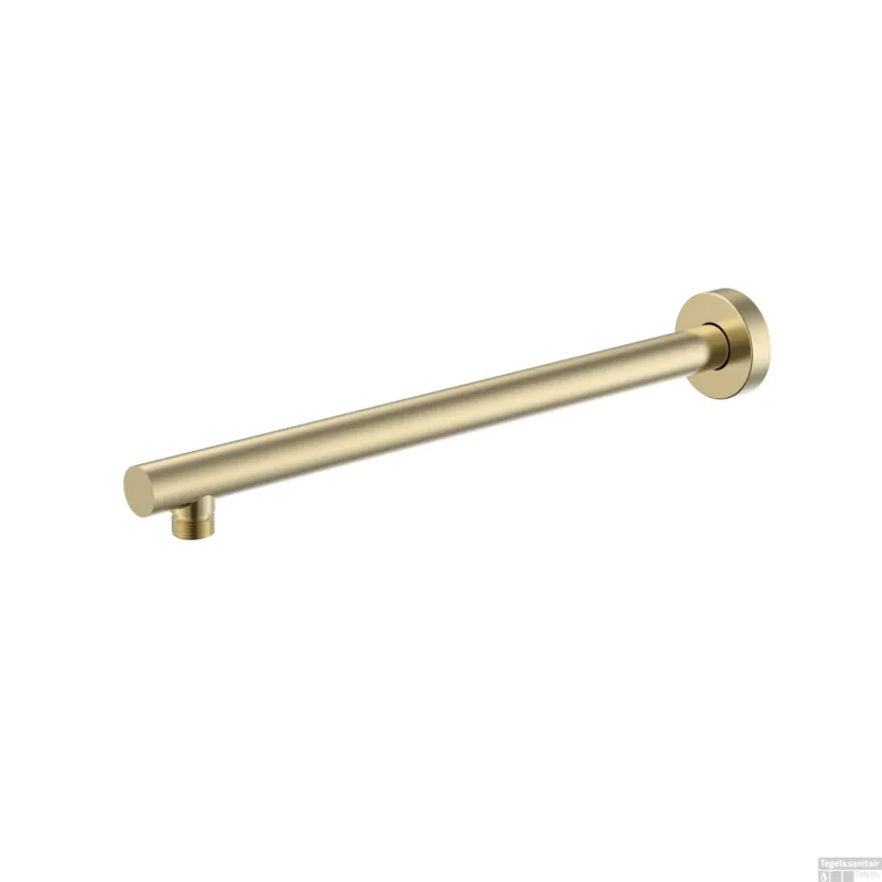 Goedkoop Douchearm BWS Sensa 40 cm Muurbevestiging Geborsteld Goud PVD