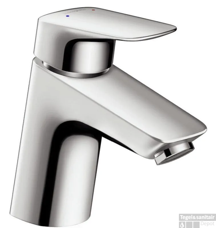 Meest Verkocht Hansgrohe Logis Lowflow Wastafelkraan Met Waste Chroom