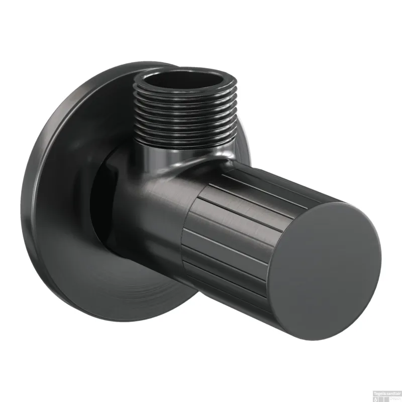 Laatste Versie Brauer Stripe hoekstopkraan gunmetal geborsteld PVD