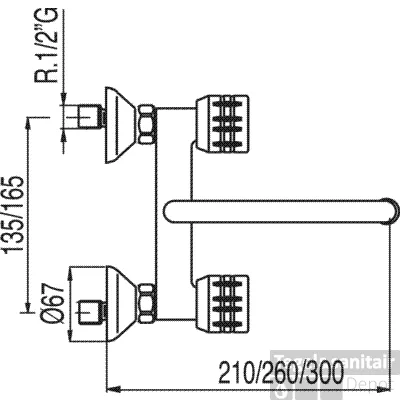 Nu Kopen Tres Ese-23 keukenkraan chroom 123314