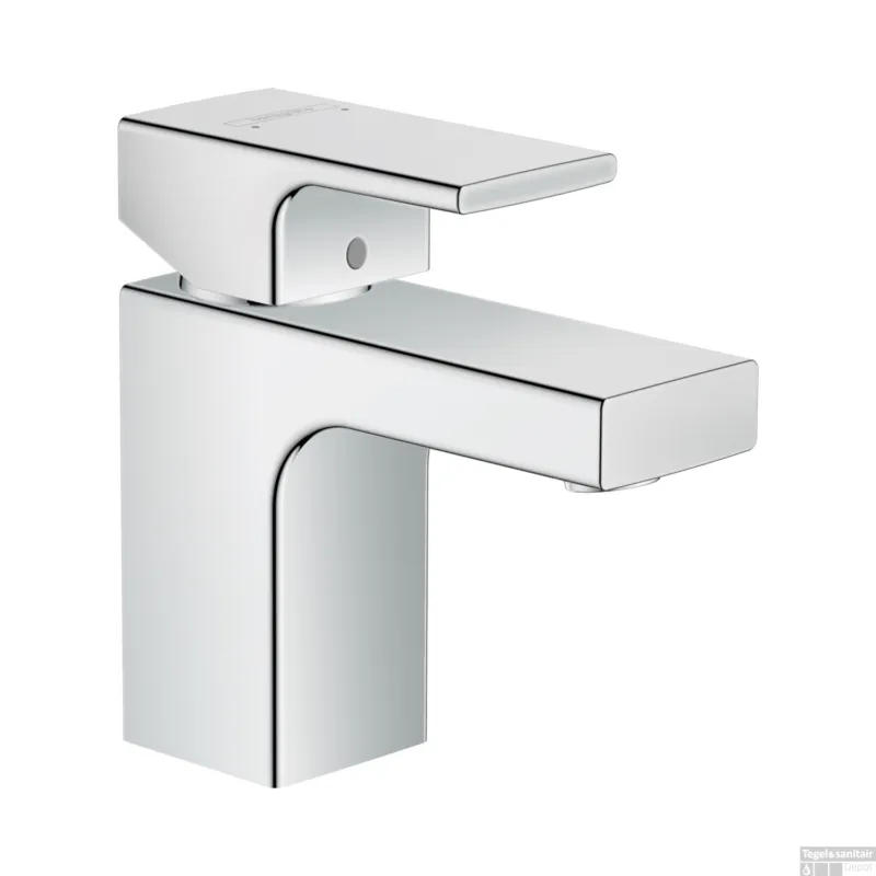 Dagaanbieding Wastafelmengkraan HansGrohe Vernis Shape Eengreeps 70 Zinc Zonder Afvoer Chroom
