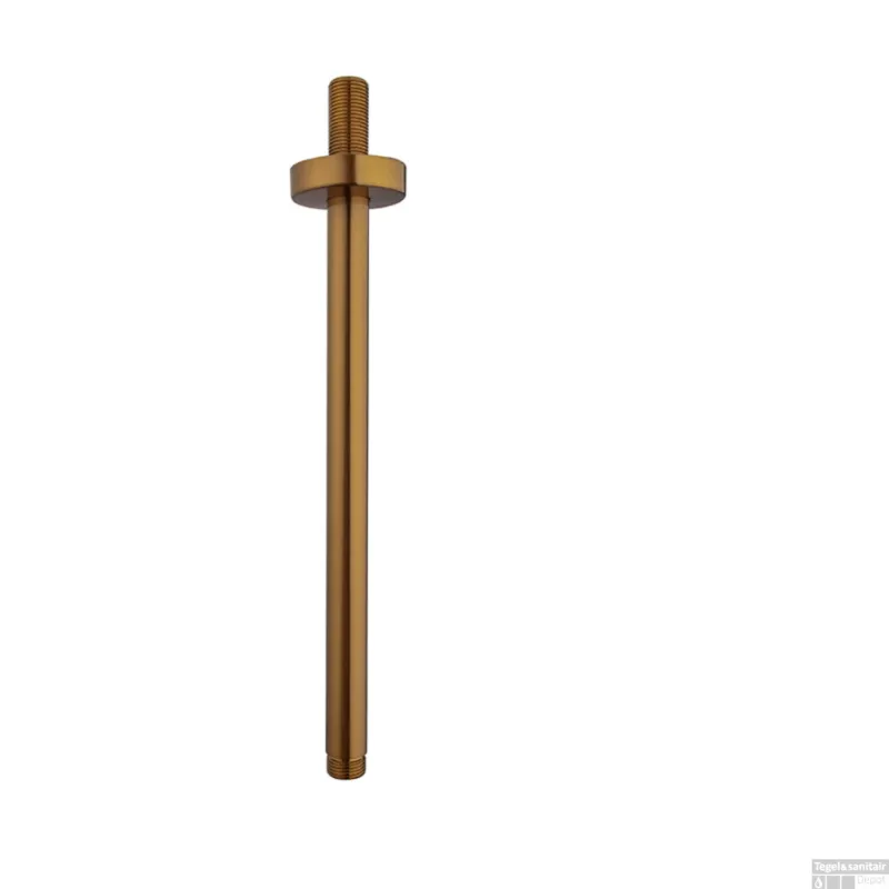 Premium Douchearm BWS Danielle Met Plafondbevestiging 30 cm Geborsteld Brons Koper