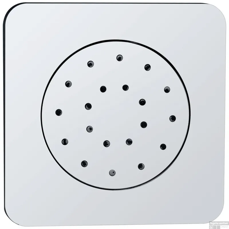 Gratis Retour Inbouw verstelbare zijdouche vierkant 135x135 ABS chroom