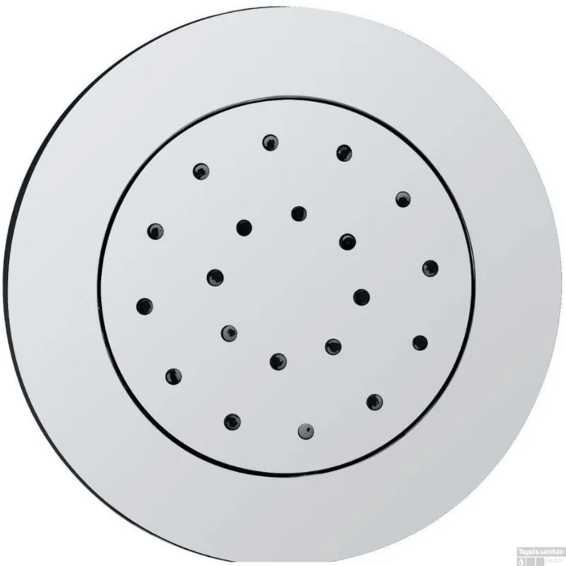 Inbouw verstelbare zijdouche rond 135mm ABS chroom Aanbieding