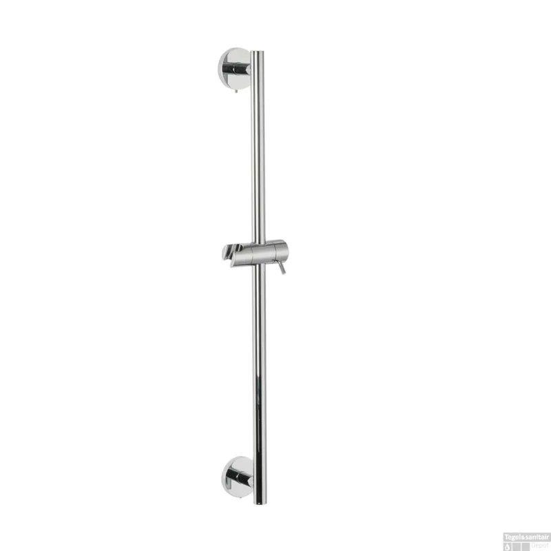 BWS Glijstang Messing Rond Met Glijstuk 65cm Chroom Korting