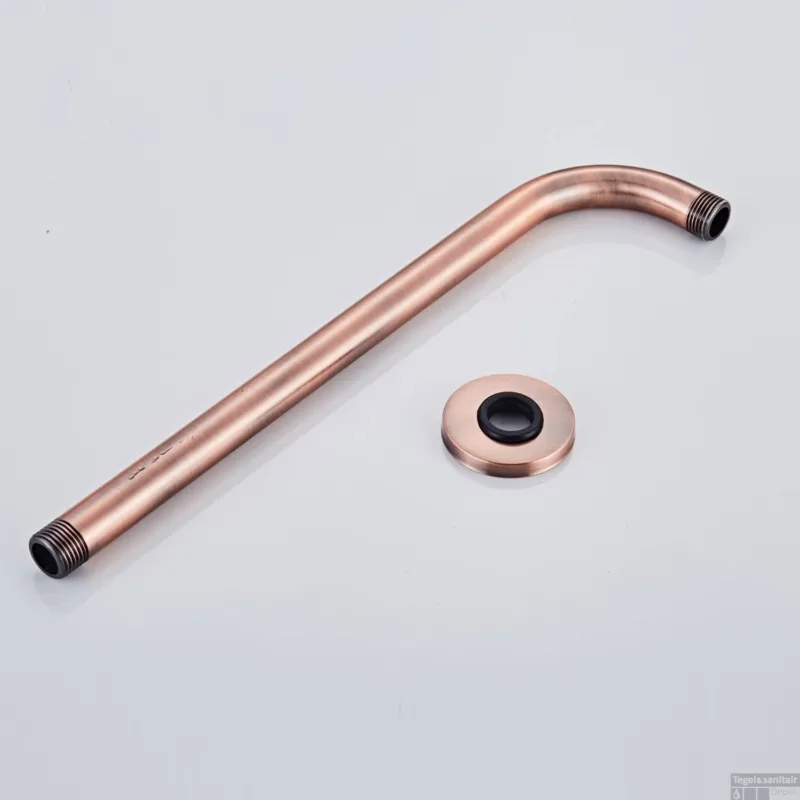 Wand Douchearm BWS Koper 35 cm Geborsteld Koper Lage Kosten