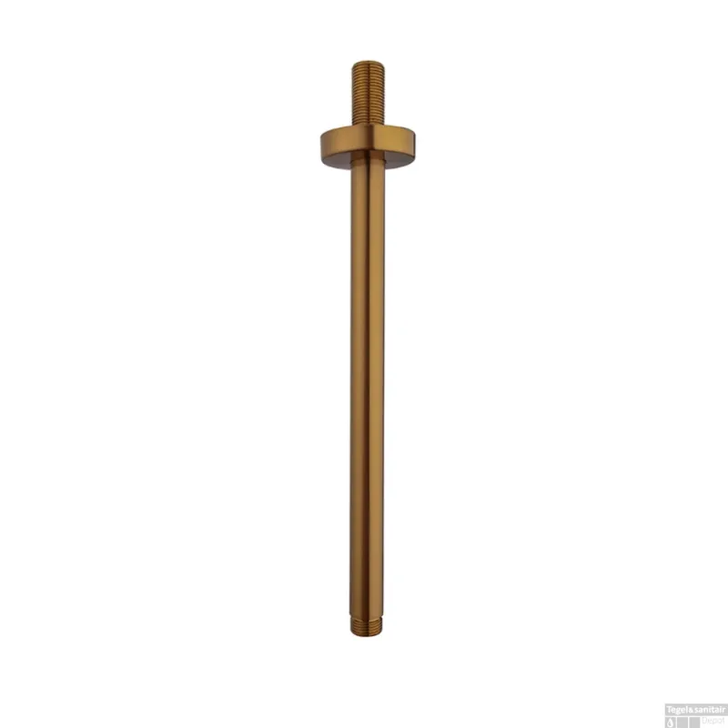 Douchearm Wiesbaden Caral Met Plafondbevestiging 30 cm Geborsteld Brons Koper Gecertificeerd