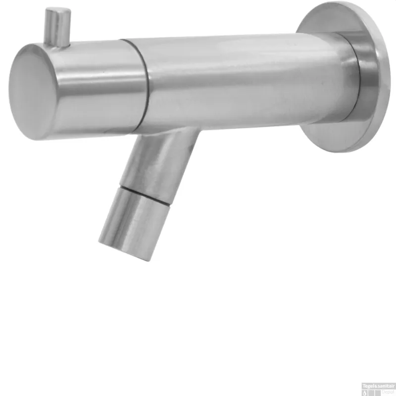 Toiletkraan Best Design Spador-Ore Wand Model RVS Finale Uitverkoop
