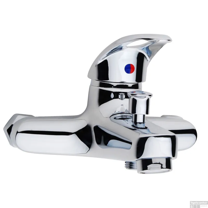 Badmengkraan Athos chroom met omstel Speciale Aanbieding