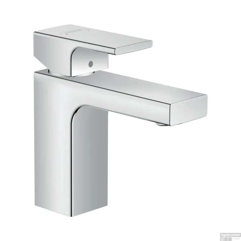 Wastafelmengkraan HansGrohe Vernis Shape Eengreeps 100 Zonder Afvoer Chroom Gratis Retour