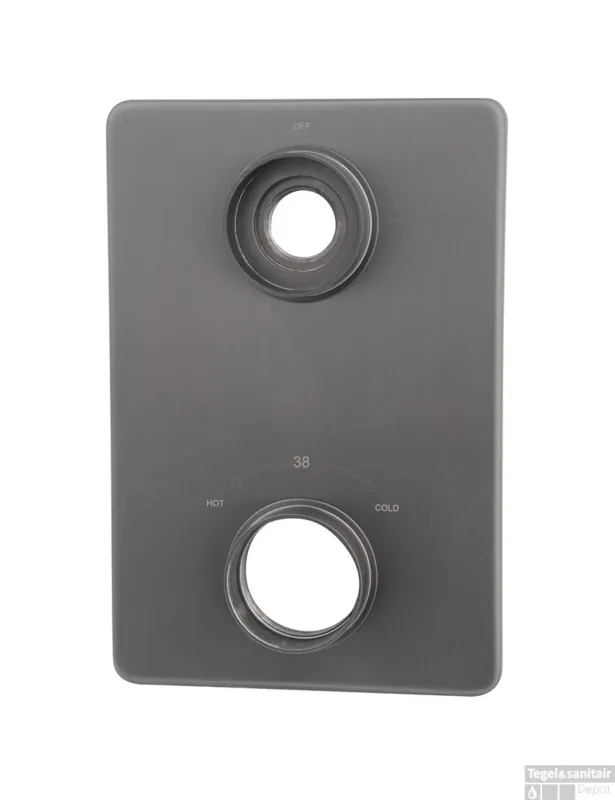Express Levering Verlengset Afbouwdeel BWS Karsten 2 Weg Gunmetal PVD