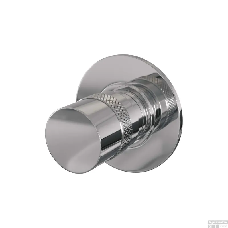 Inbouw Stopkraan Brauer Chrome Edition Rond 6.5 cm Messing Chroom Speciale Aanbieding