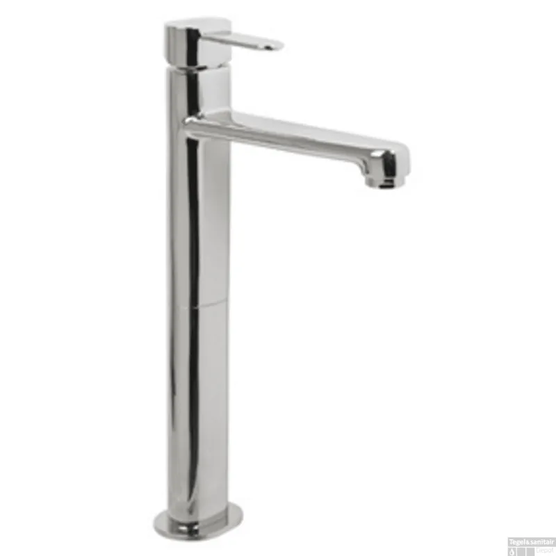 Merkproduct Wastafelkraan Plieger Slim Verhoogd 34,1 cm Chroom