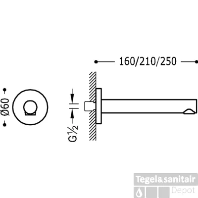 Seizoensaanbieding Tres Max Uitloop 250mm 16117102