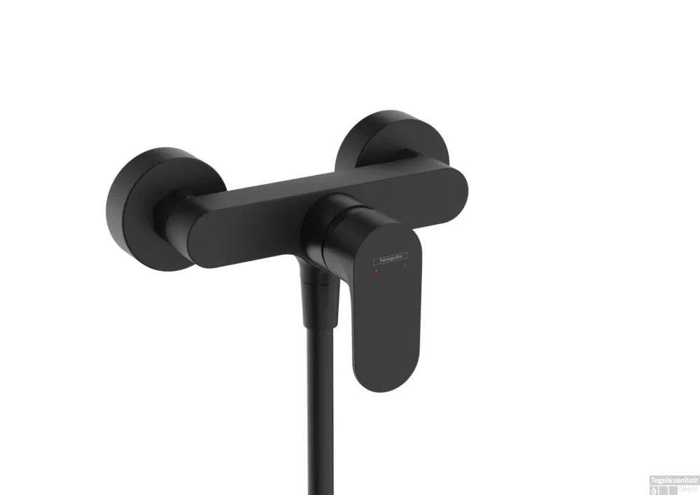 Dagaanbieding Hansgrohe Rebris S ééngreeps douchemengkraan opbouw met 2 flow rates, mat zwart