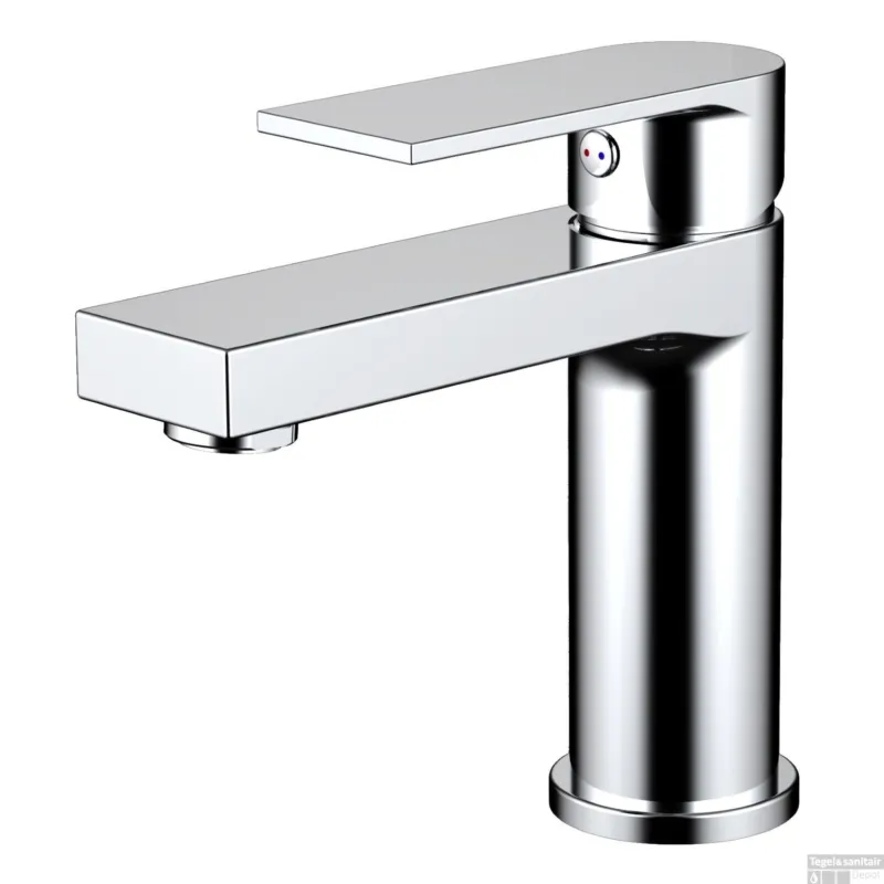 Direct Verzonden Wastafelmengkraan Best Design Spree Chroom Incl. flexibele aansluiting 3/8 inch