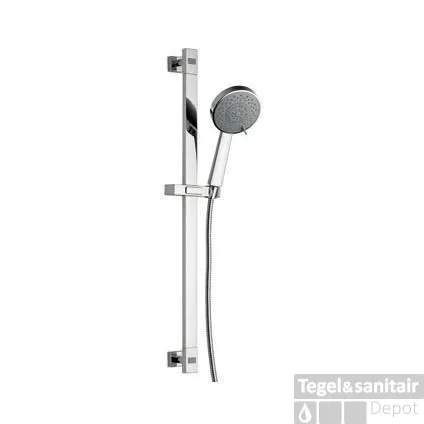 Aanbieding Glijstangset Plieger Royal met handdouche en doucheslang Chroom