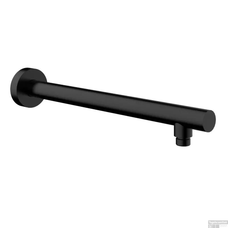 Favoriet Douche Arm Wiesbaden 45 cm Rond Muurbevestiging Mat Zwart