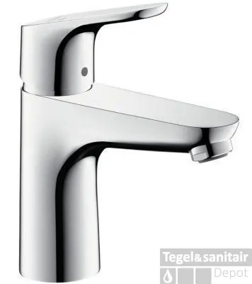 Gereduceerde Prijs Hansgrohe Focus Coolstart Wastafelkraan 100 Met Waste Chroom