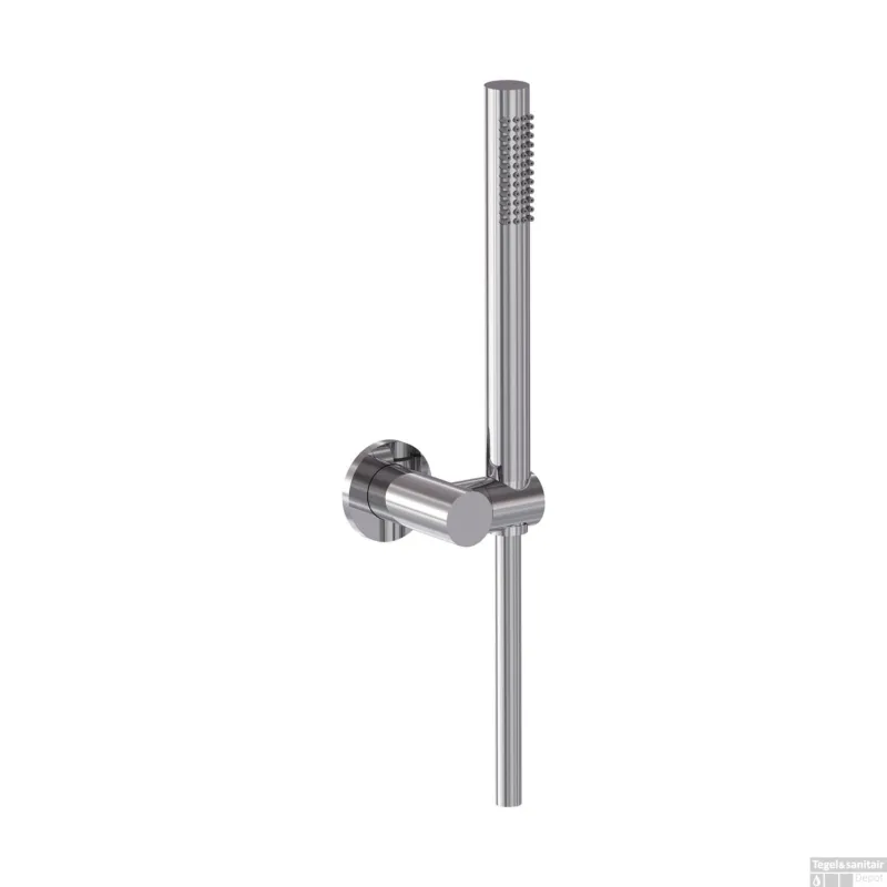 Handdoucheset MAY Staaf Handdouche, Verstelbare Wandsteun en Smooth Doucheslang 125 cm Chroom Shop Nu