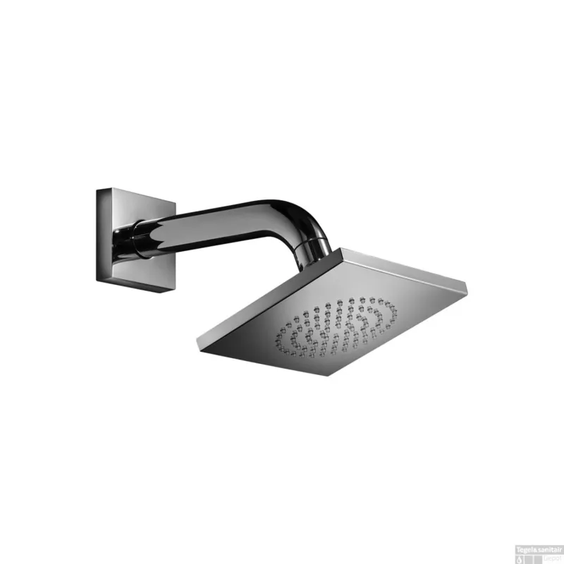 Beperkt Aanbod Hotbath Hoofddouche Mate 13 cm Wandmodel Vierkant Opbouw Chroom