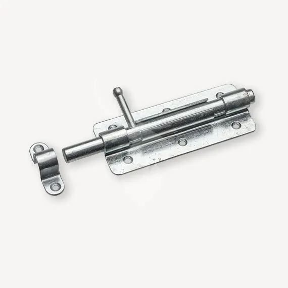 Poortschuif | verzinkt | plaat: 17,7x5,2 cm Speciale Aanbieding