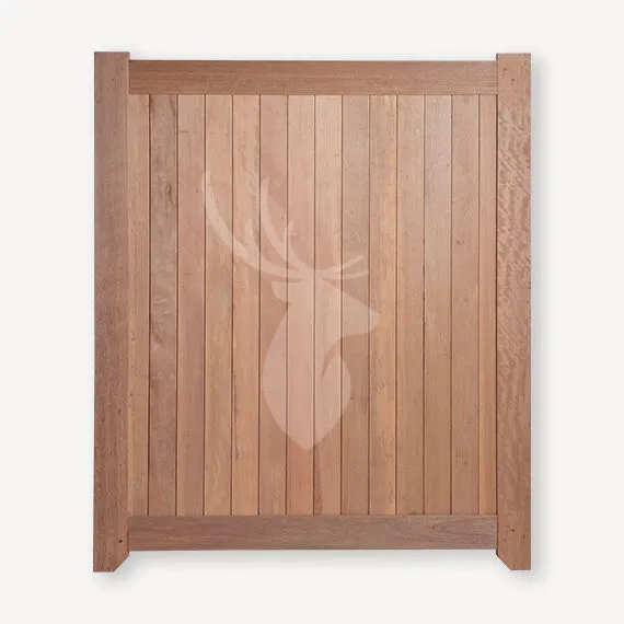 Gratis Retour Hardhouten poort | incl. beslag | links | 180x150 cm