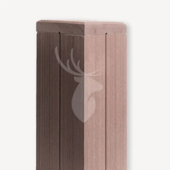 Duofuse composiet deurpaal | tropical brown | 300 cm Actieprijs