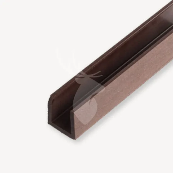 Shop Nu Duofuse composiet u-profiel | tropical brown | 182 cm