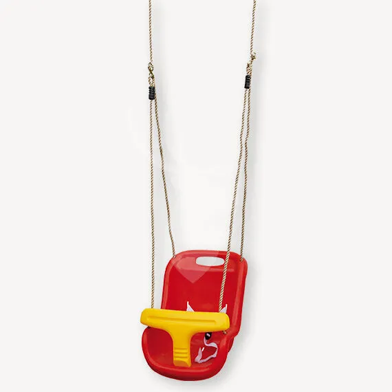 Op = Op Baby schommelzitje incl. touw | kunststof | rood