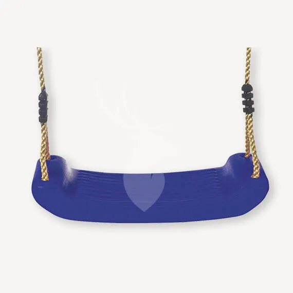 Veilige Betaling Schommelzitje incl. touw | kunststof | 43x16,5 cm | blauw