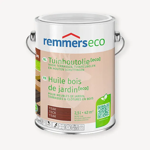 Koopje Remmers tuinhout olie eco | teak | 2,5 liter