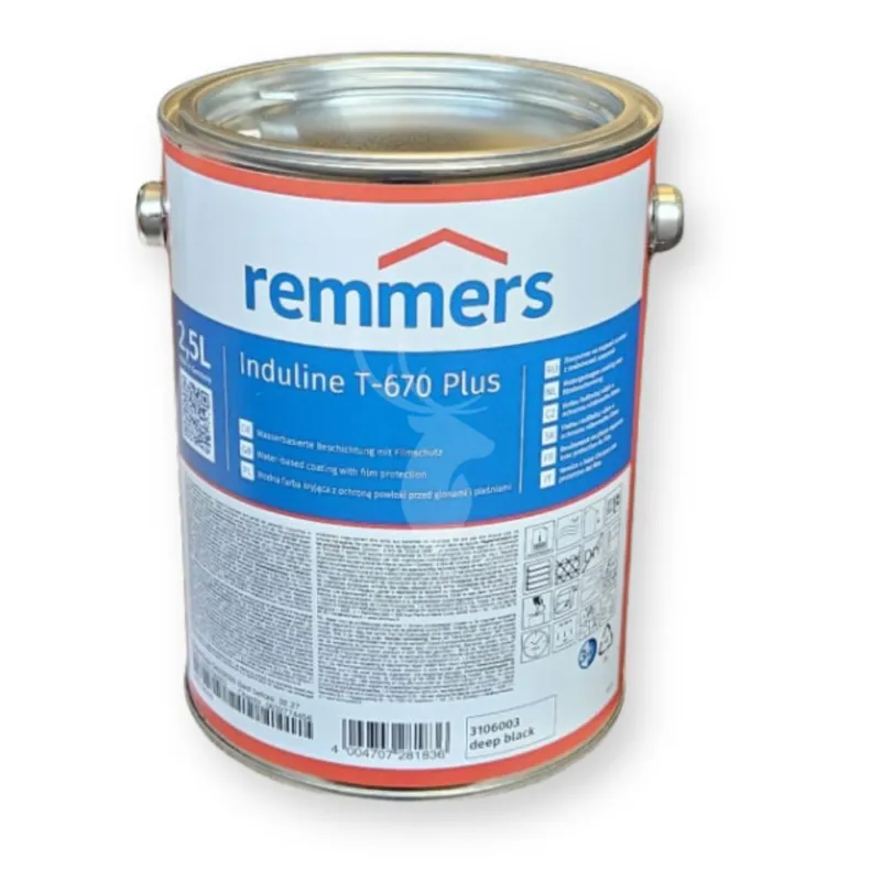 Actieprijs Remmers Induline T-670 | diepzwart | 20 liter