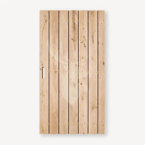 Populair Tuindeur Privacy | eiken zw | 190x200 cm
