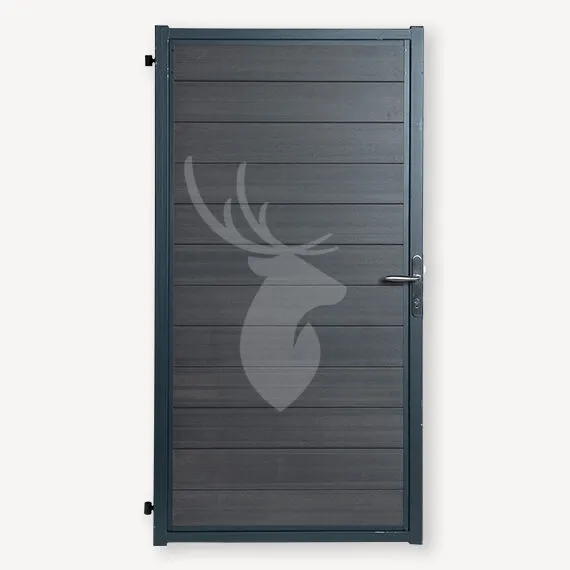 Speciale Aanbieding Velufence poort Fiberdeck FB dark grey | Antra 190x100cm Re