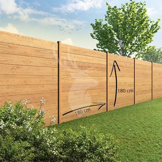 Weekendaanbieding Velufence | douglas rabat | 180x200 cm