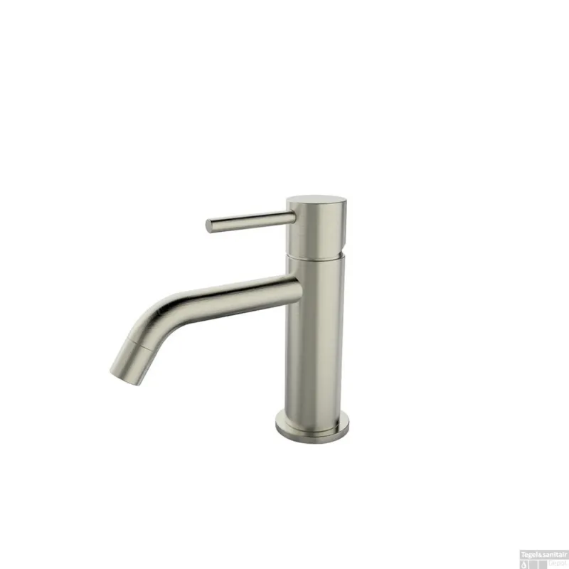 Wastafelmengkraan Opbouw BWS Uitloop 6.5 cm 1-hendel Geborsteld Staal Koop Online