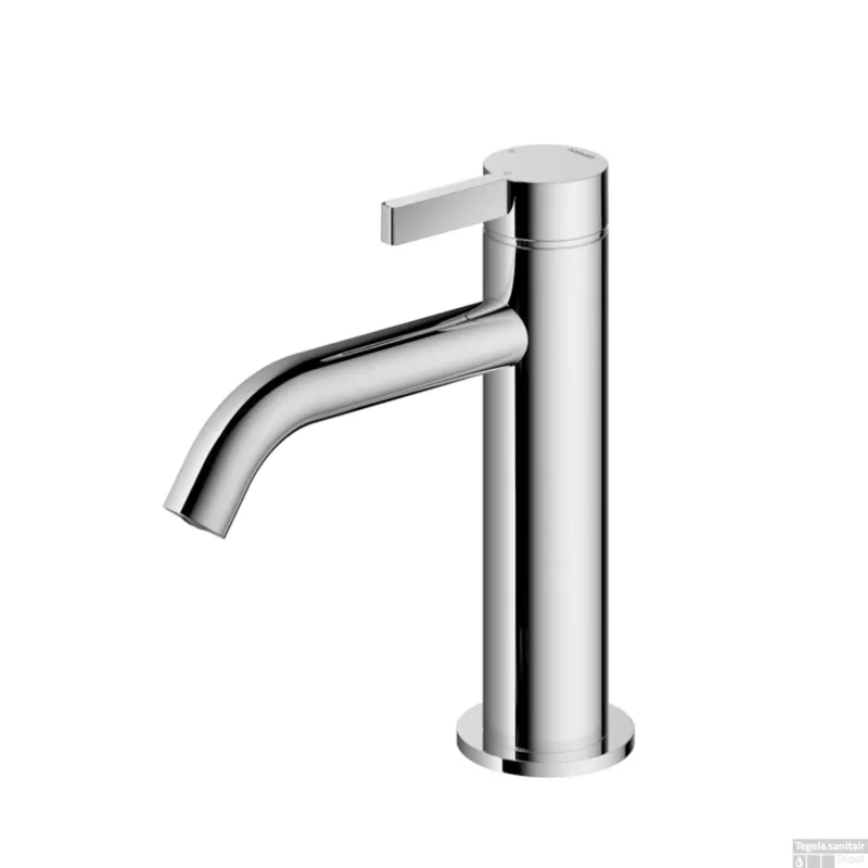 Flitsaanbieding Wastafelmengkraan Hotbath Ace 1-Hendel Gebogen 15.5 cm Chroom