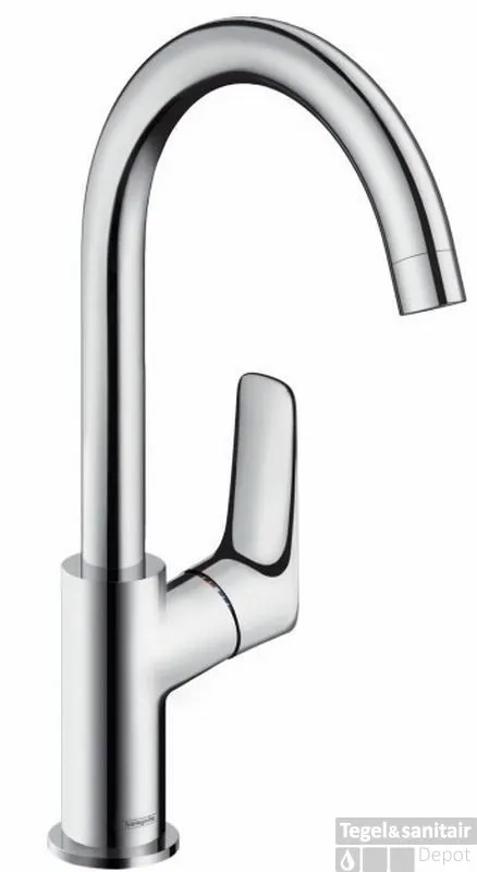 Hansgrohe Logis Wastafelkraan 210 Met Draaibare Uitloop Met Waste Chroom Finale Uitverkoop