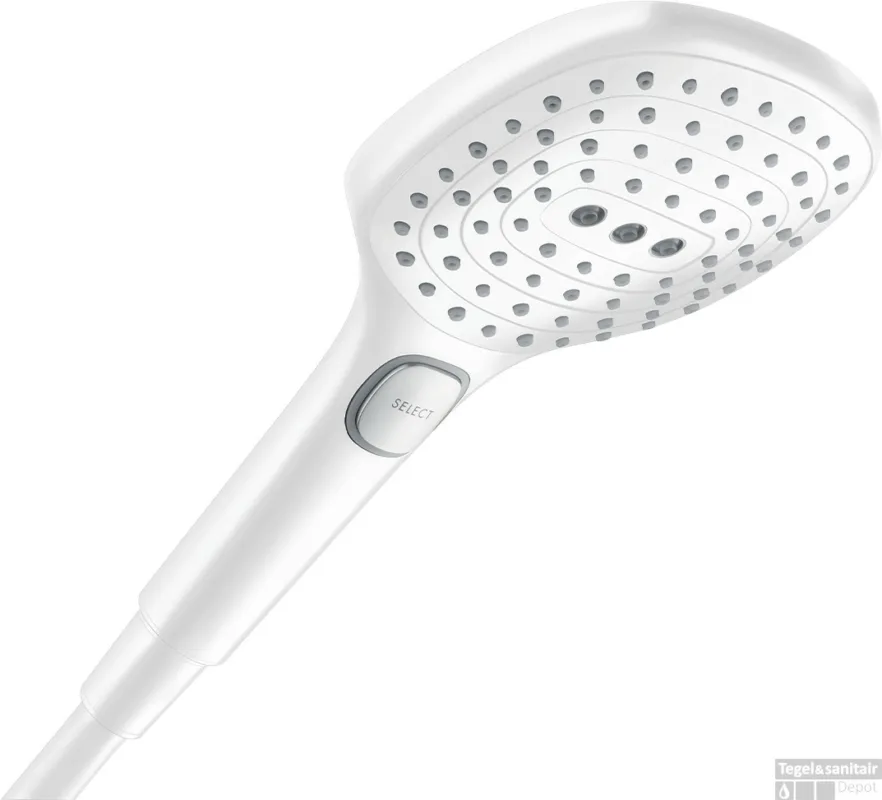 Betaalbaar Hansgrohe Raindance Select E handdouche 120 3jet PowderRain EcoSmart, mat wit