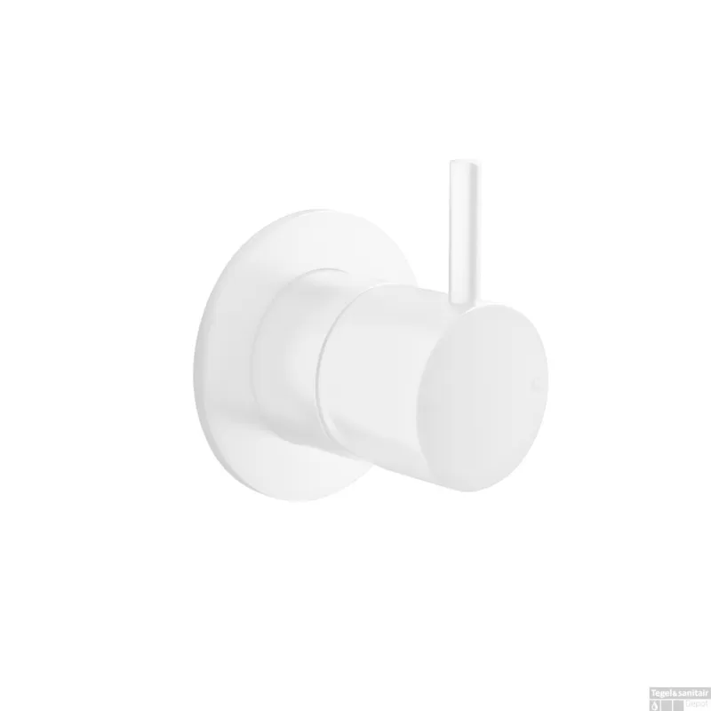 Aanbieding Afbouwdeel Inbouw Douchemengkraan Hotbath Cobber 1-hendel Mat Wit