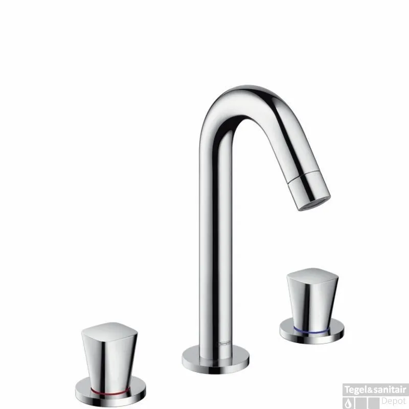 Hansgrohe Logis 3-gats Wastafelkraan 150 Met Waste Chroom Gecertificeerd