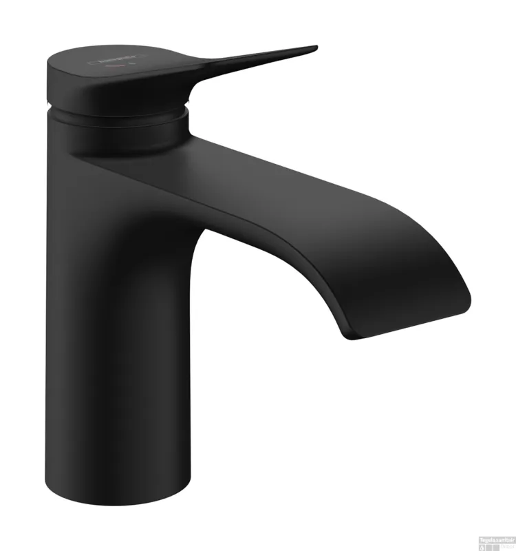 Hansgrohe Vivenis ééngreeps wastafelkraan 80 CoolStart zonder waste, mat zwart Premium