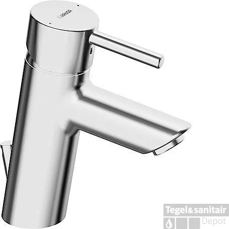 Hansa Vantis Style Wastafelkraan Met Waste Sprong 104 Mm. Chroom Actieprijs
