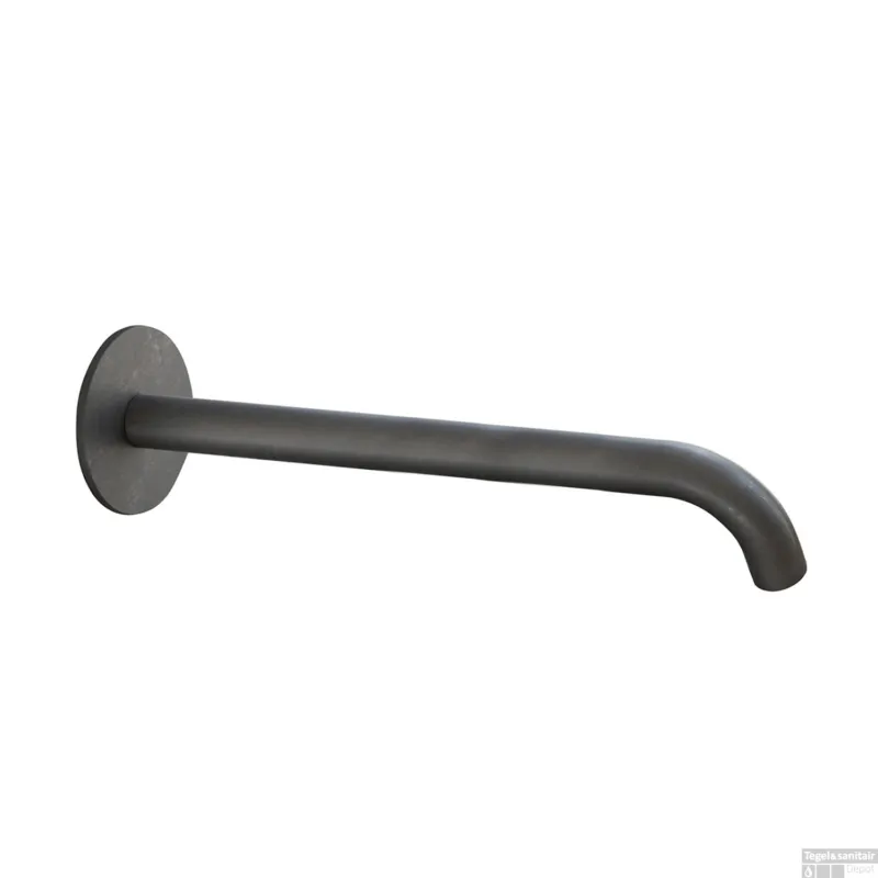 Wastafelkraan Uitloop Hotbath Cobber Rond 30 cm Verouderd IJzer Lage Kosten