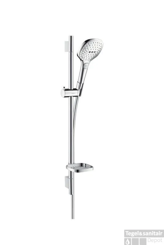 Betrouwbaar Hansgrohe Raindance Select 120 Ecosmart Unica S Puro Glijstangset 65 Cm. Chroom