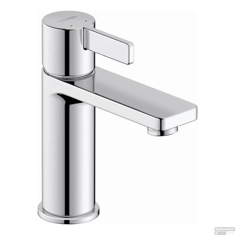 Wastafelkraan Duravit D-Neo Mengkraan Eengreeps 5x15.4x16.5 cm Chroom Rechtstreeks Van De Fabrikant