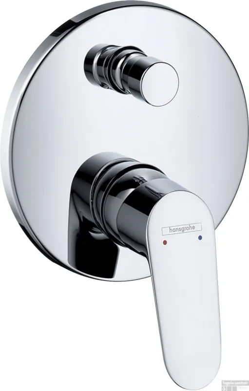 Populair Hansgrohe Focus ééngreeps badmengkraan afbouwdeel met zekerheidscombinatie, chroom
