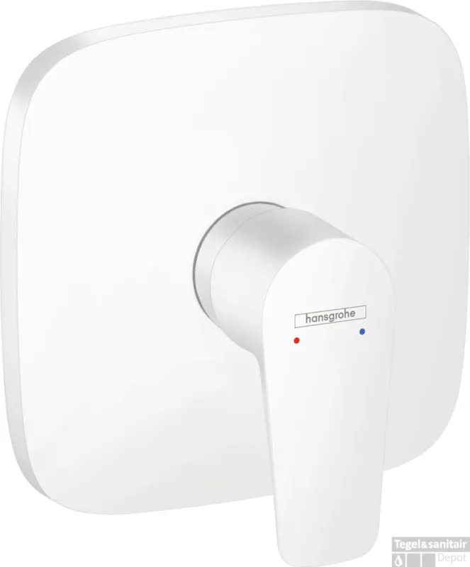 Exclusieve Aanbieding Hansgrohe Talis E ééngreeps douchemengkraan afbouwdeel, mat wit